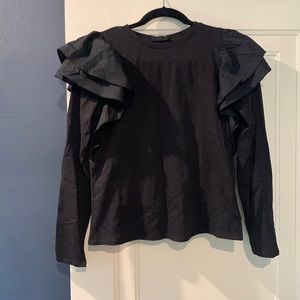 Who What Wear Black Top BNWT